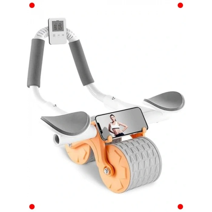 Telefon Tutuculu & Sayaçlı Abdominal Kas Tekerleği