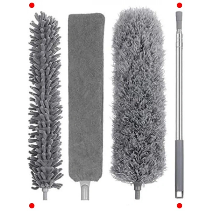 Teleskopik 3lü Tezlik Seti - Uzayabilir Toz Alma