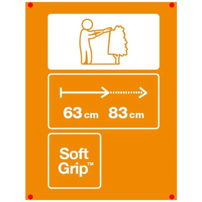 Teleskopik Çit Budama Makası - Ergonomik Sap