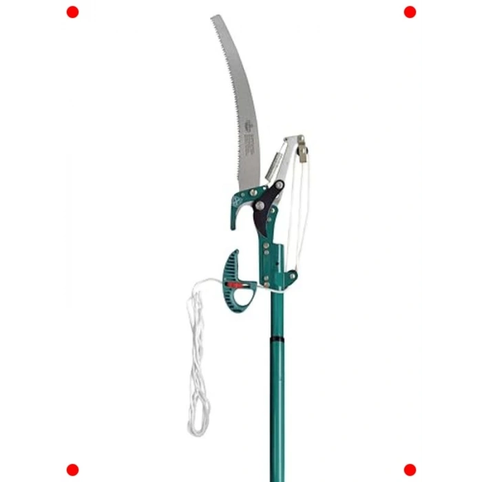 Teleskopik Saplı Testereli Dal Kesme Makası - Yüksek Ağaçlar