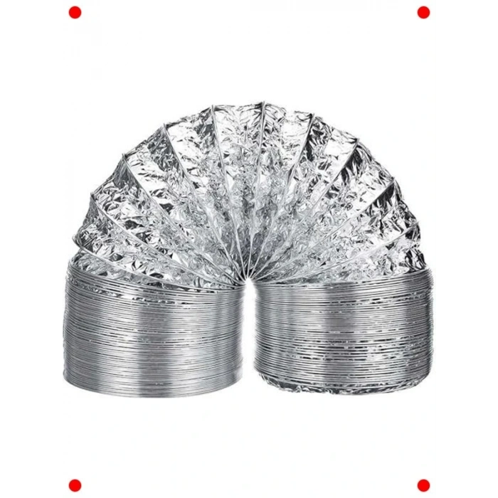 Telli Esnek Dmbaz Baca Aspiratör Borusu 150 Cm