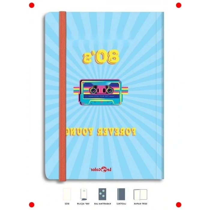 Temalı Çizgisiz Defter - 17x24 cm