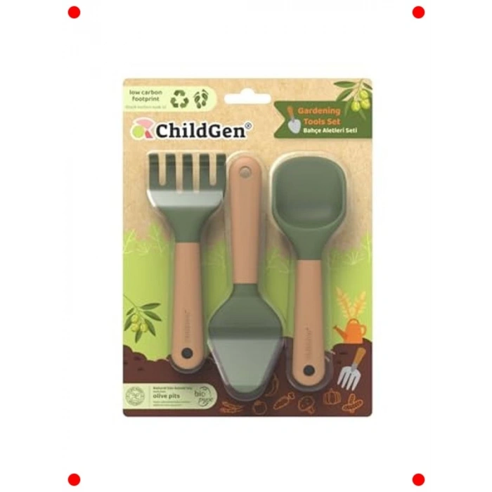 Temel Bahçe Aletleri Seti (Tırmık, Kürek, Mala)