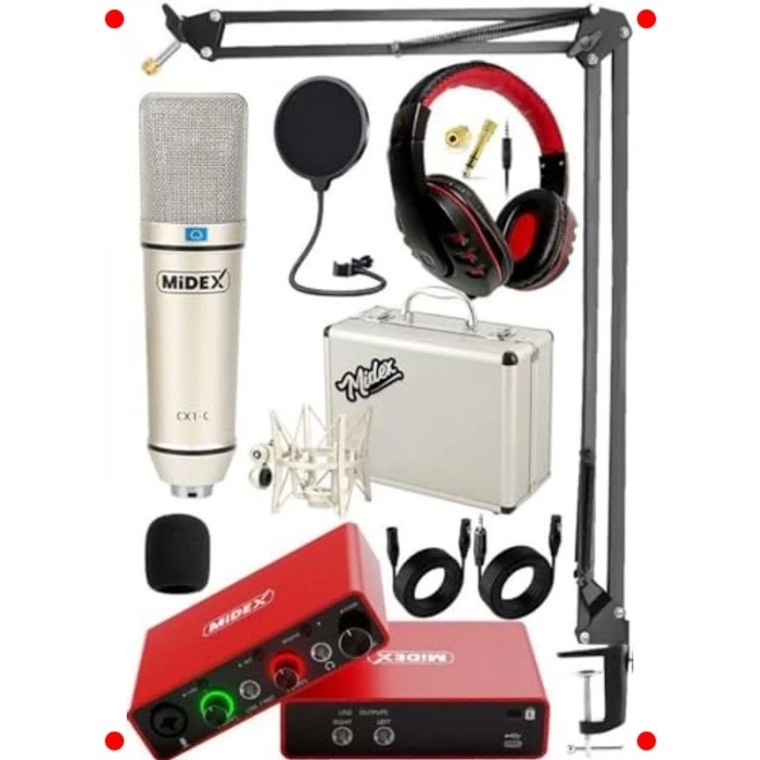 Temel Stüdyo Kayıt Ekipman Seti: Mikrofon ve Ses Kartı