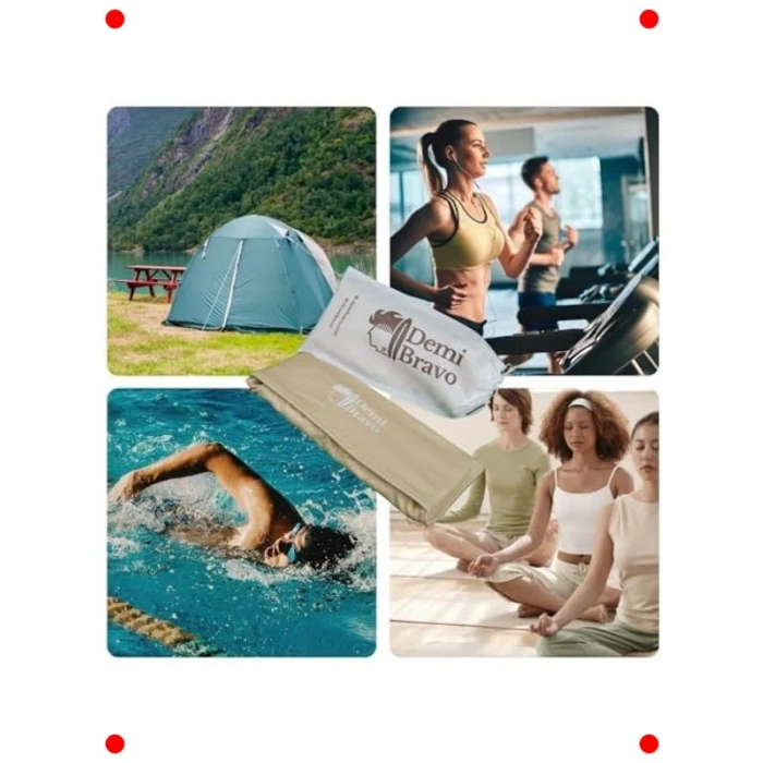 Ter Emici Hızlı Kuruyan Spor Havlusu