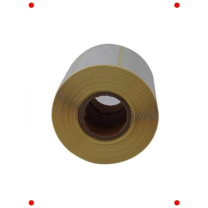 Termal Etiket Rulo - 80x40mm, 1000 Adet, Beyaz