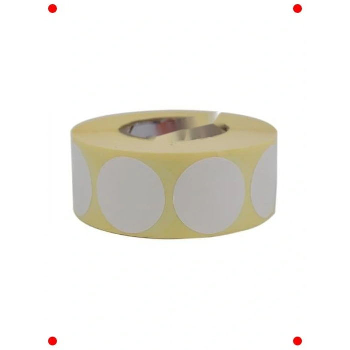 Termal Yuvarlak Çap Etiketi 30mm - 1000 Adet