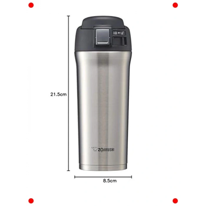 Termos Bardak Matara, 0.48L, Gümüş