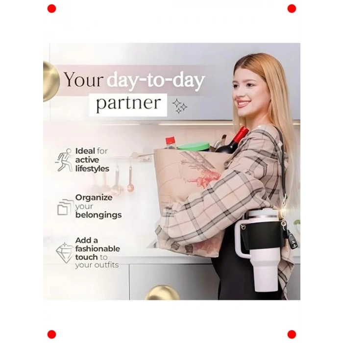 Termos Taşıma Askısı ve Koruyucu Kılıf (Vegan Deri)