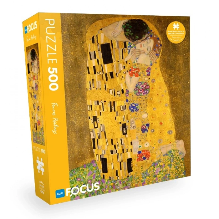 The Kiss Temalı 500 Parça Puzzle Seti
