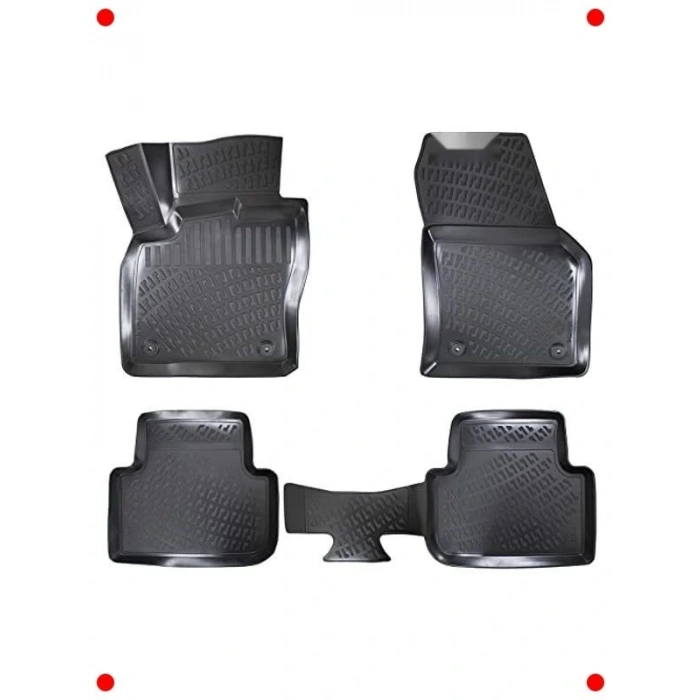 Tiguan I 2007-2017 3D Havuzlu Paspas