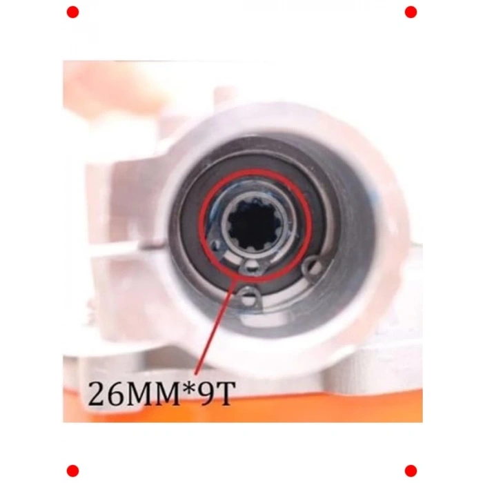 Tırpan Yedek Çapa Aparatı Bıçağı 9 Diş 26 mm Uyumlu