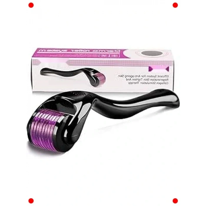 Titanyum Uçlu Derma Roller 1.0mm 540 İğneli (Kutulu)