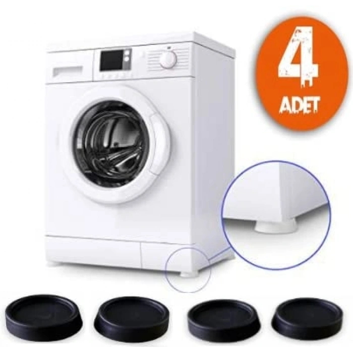 Titreşim Önleyici Kaydırmaz Ayak Seti, 4lü