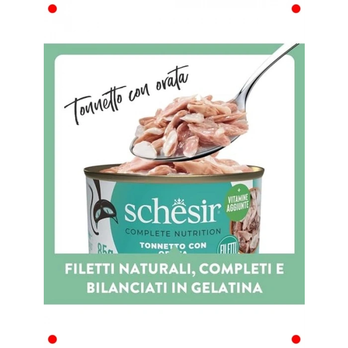 Ton Balığı & Çipuralı Yetişkin Kedi Konservesi 85g