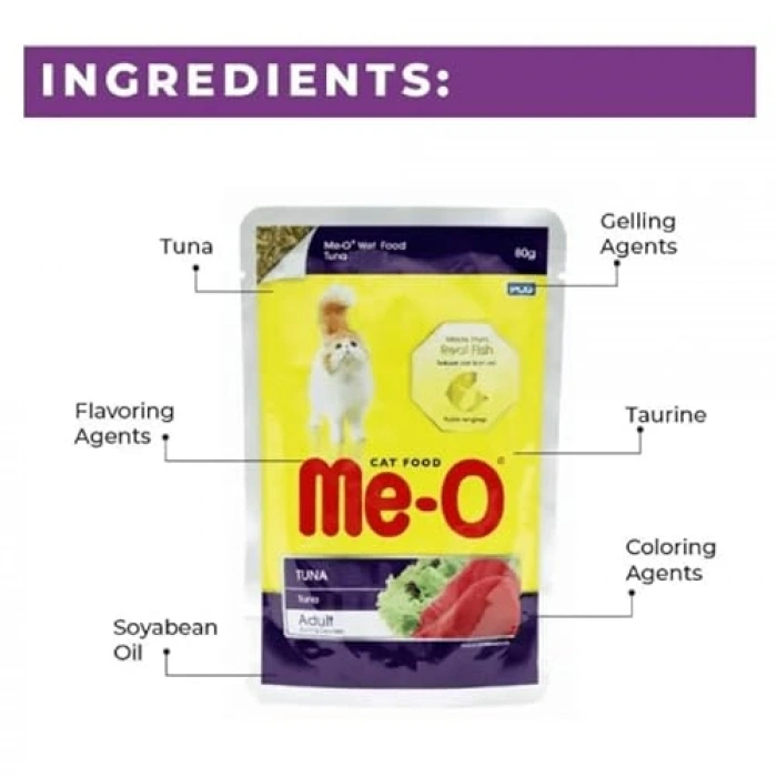 Ton Balıklı Yetişkin Kedi Konservesi, 80 Gr Jöleli