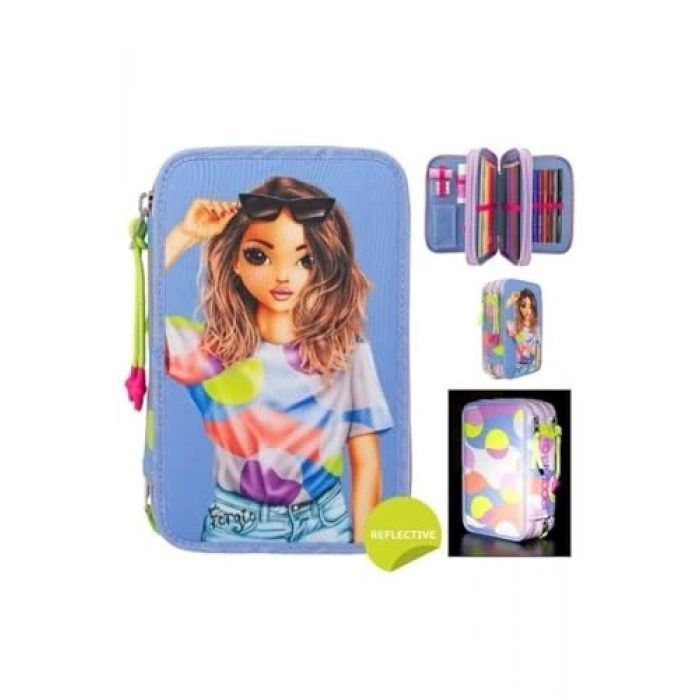 Top Model Topmodel 3 Katlı Reflektörlü Mavi Dolu mkutu