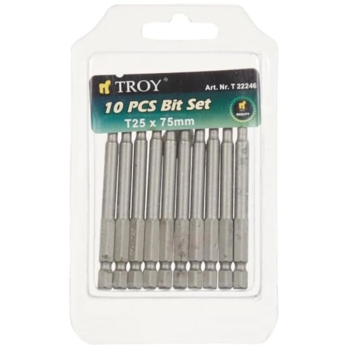 Torx Bits Uç Seti, T25 X 75 mm, Çok Amaçlı Kullanım