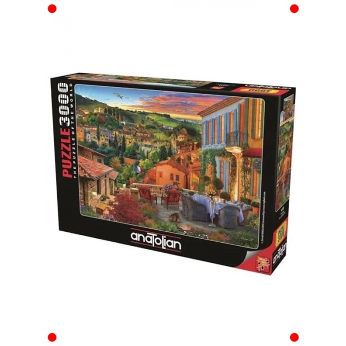 Toskana Manzarası Yapbozu - 3000 Parça