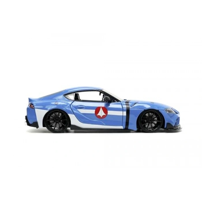 Toyota Supra Metal Die-Cast Model Araç ve Figür Seti