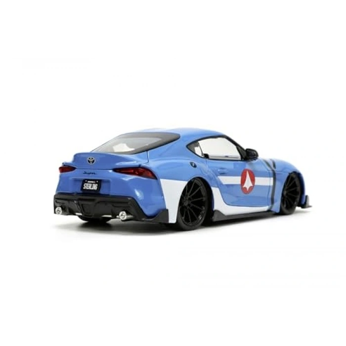Toyota Supra Metal Die-Cast Model Araç ve Figür Seti