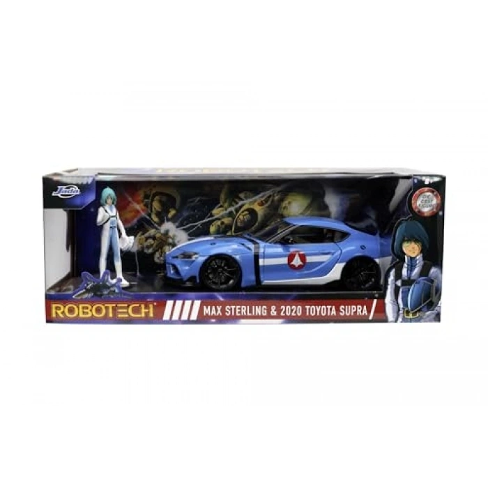 Toyota Supra Metal Die-Cast Model Araç ve Figür Seti