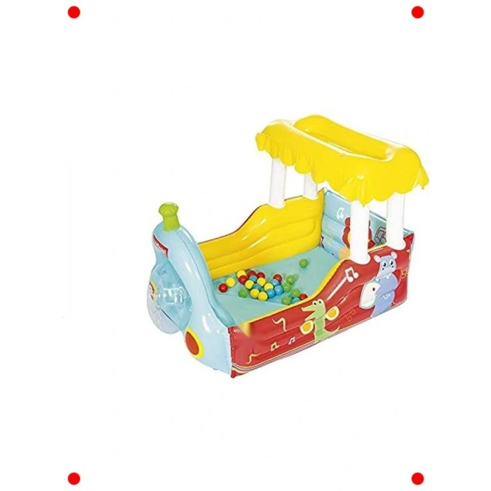 Tren Şeklinde Top Havuzu ve 25 Oyun Topu Seti