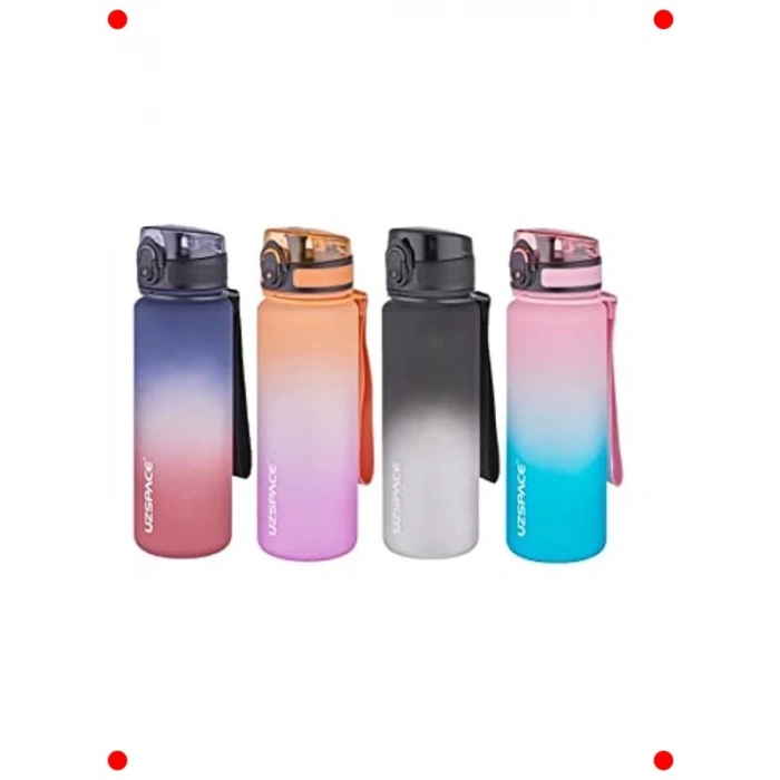 Tritan Su Matarası 500ml - Pembe/Yeşil