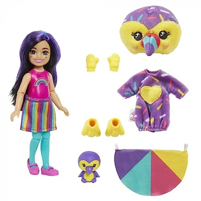 Tropikal Orman Temalı Bebek Seti - Chelsea Figürü