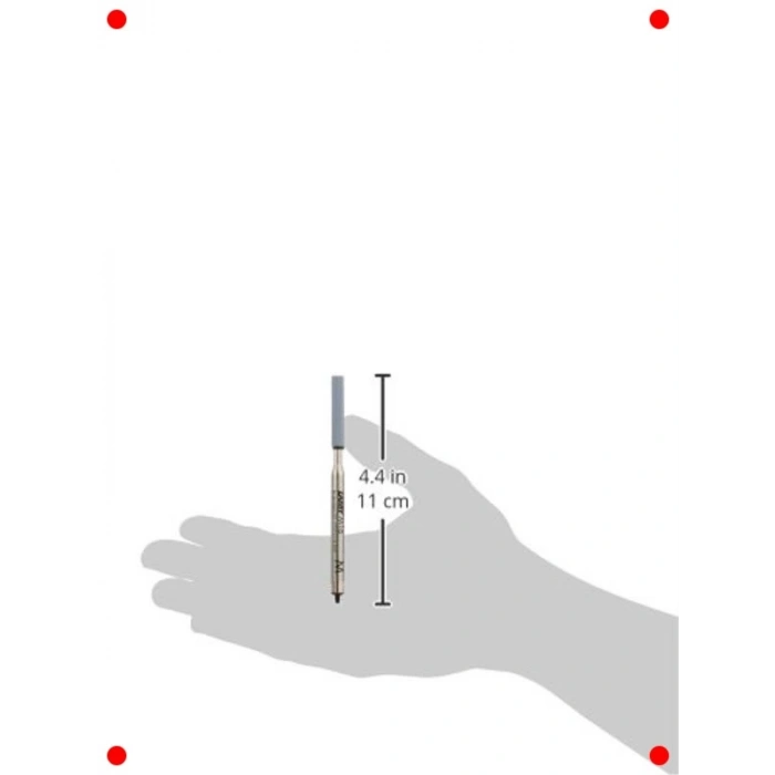 Tükenmez Kalem Refili - Tekli, M Uç, Siyah Mürekkep