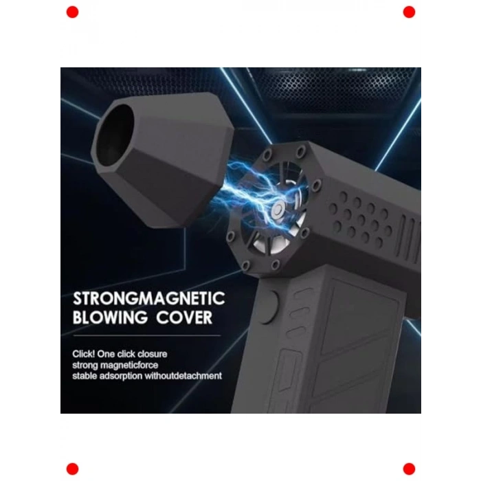 Turbo Jet Fan - Şarjlı Çok Amaçlı Hava Püskürtücü