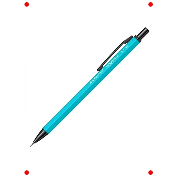 Turkuaz Hexagonal Mekanik Kurşun Kalem 0.7mm