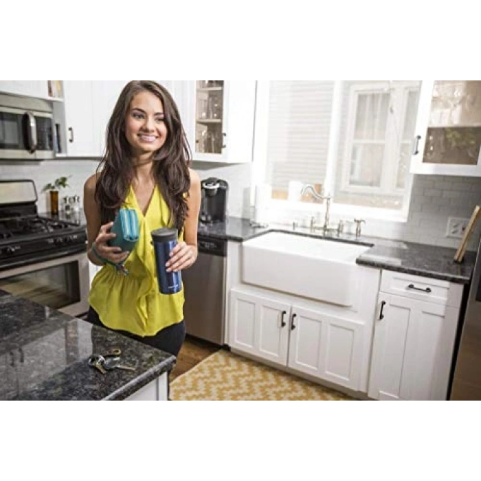 Turkuaz Renk 470 mL Kapasiteli Termos Bardak