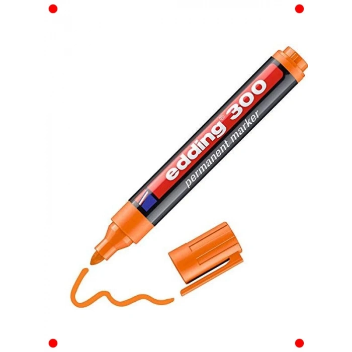 Turuncu Kalıcı Marker Kalem