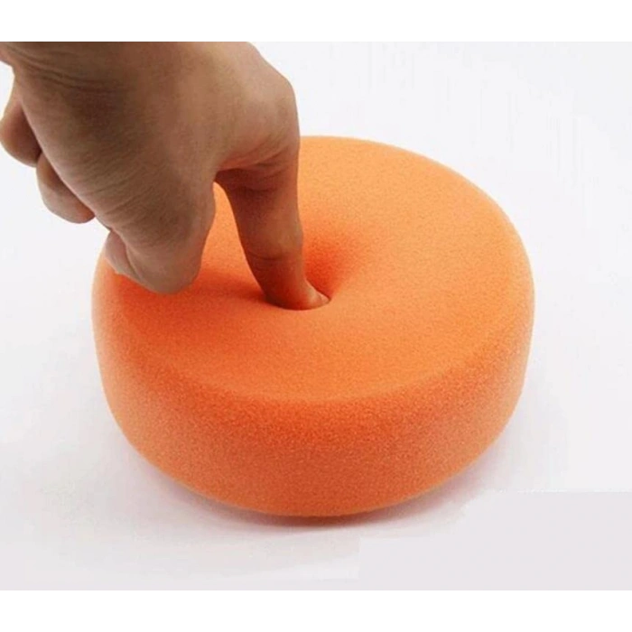 Turuncu Oto Pasta Cila Parlatma Süngeri 150mm