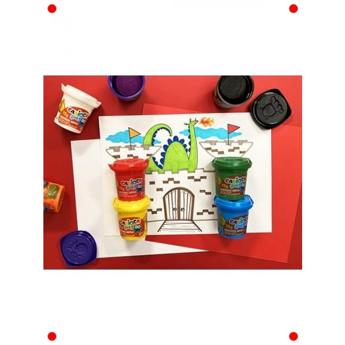 Turuncu Renkli Yaratıcı Oyun Hamuru