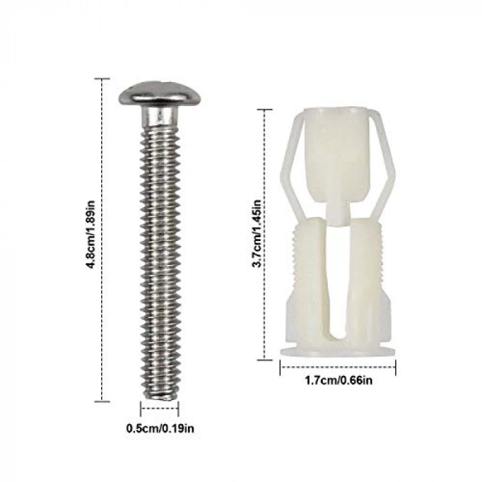 Tuvalet Oturağı Sabitleme Seti, 2 adet Yedek Parça