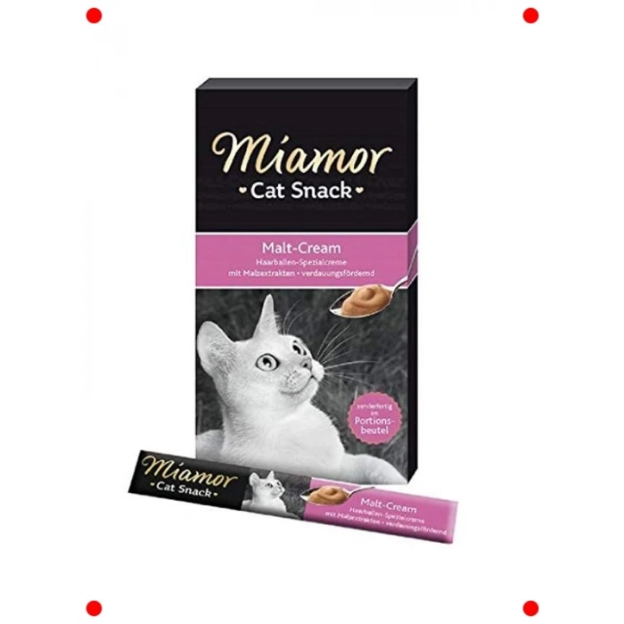 Tüy Yumağı Önleyici Malt Krem Kedi Ödülü (6 x 15 Gr)