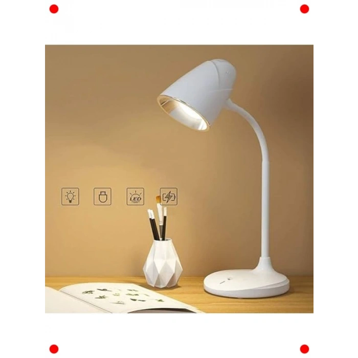 Type-C Şarjlı Katlanabilir LED Okuma ve Masa Lambası