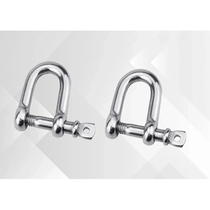 U Tipi Zincir Kilidi, 7mm Kalınlıkta, 2 Adet Set