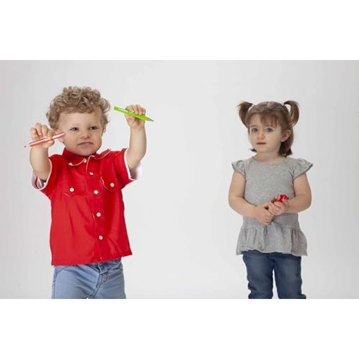 Üçgen Kuru Boya Seti, 10lu Eğlenceli Boyama