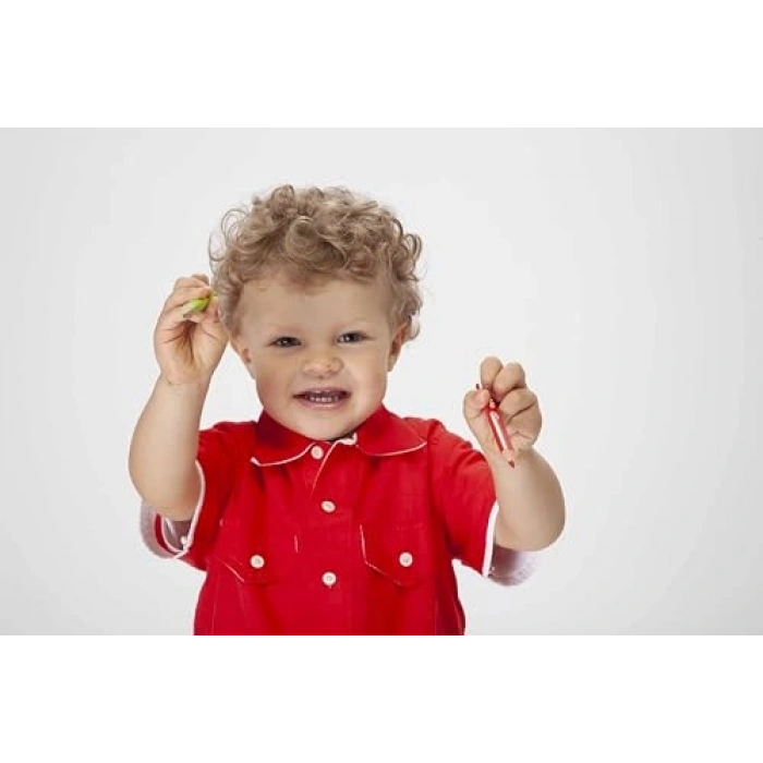 Üçgen Kuru Boya Seti, 10lu Eğlenceli Boyama