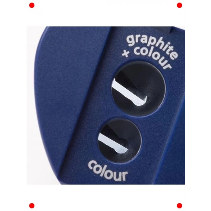 Üçgen Tasarımlı Çift Bölmeli Kalemtıraş