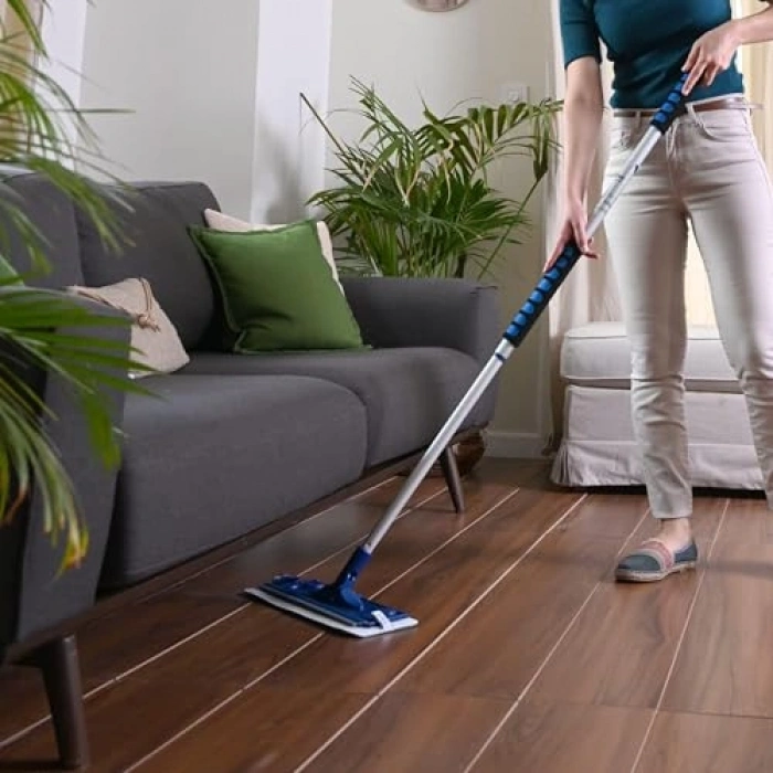 Üçlü Krofiber Mop Seti, Islak-Kuru ve Duvar Temizleme İçin