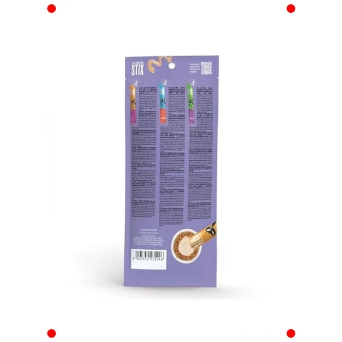 Üçlü Lezzet Krema Kedi Ödülü (Tavuk-Somon-Ördek) 6x15g