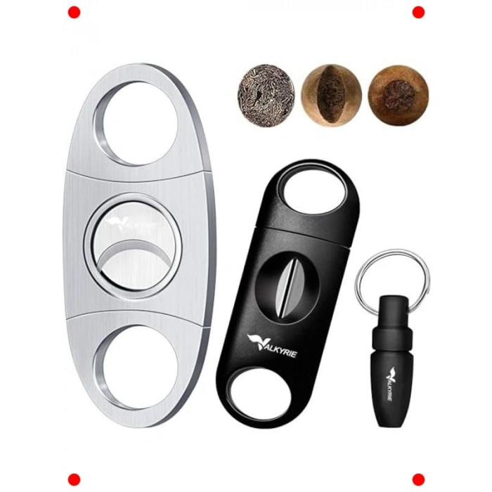 Üçlü Puro Kesici Seti - Çeşitli Kesimler