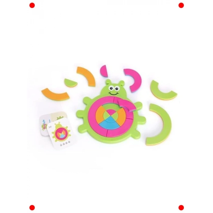 Uğur Böceği Şekil ve Renk Yapbozu