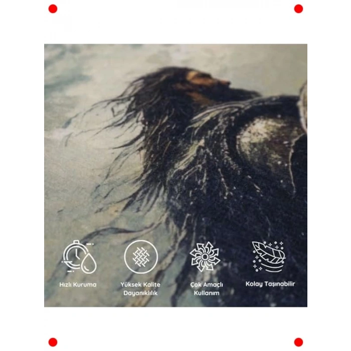 Ultra Hafif, Hızlı Kuruyan Spor Havlusu