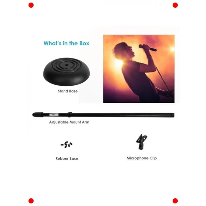 Ultra Hafif Kompakt Mikrofon Standı