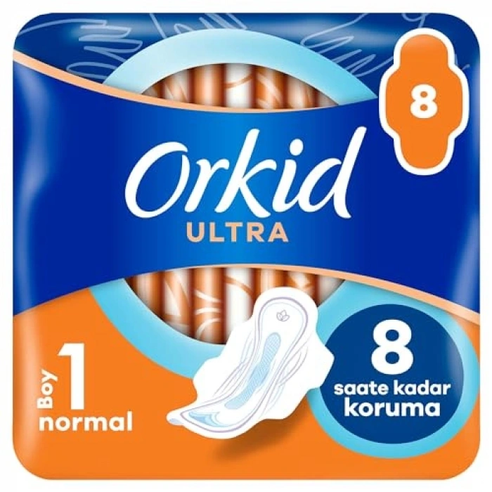 Ultra Normal Hijyenik Ped, 8 Adet